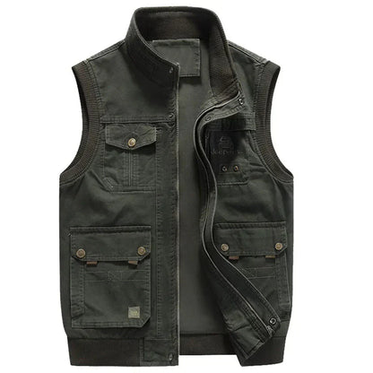 Men's outdoor vest with function – Magnus-Green-S-Nora Luxe