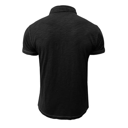 Men's Polo Shirt made of Soft Cotton – Matteo-Light blue-S-Nora Luxe