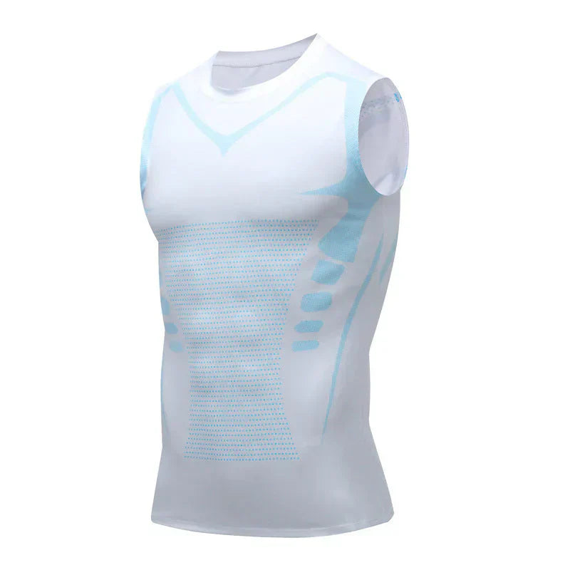 Men's Shaping Vest - PowerVest Vita-White-S-Nora Luxe
