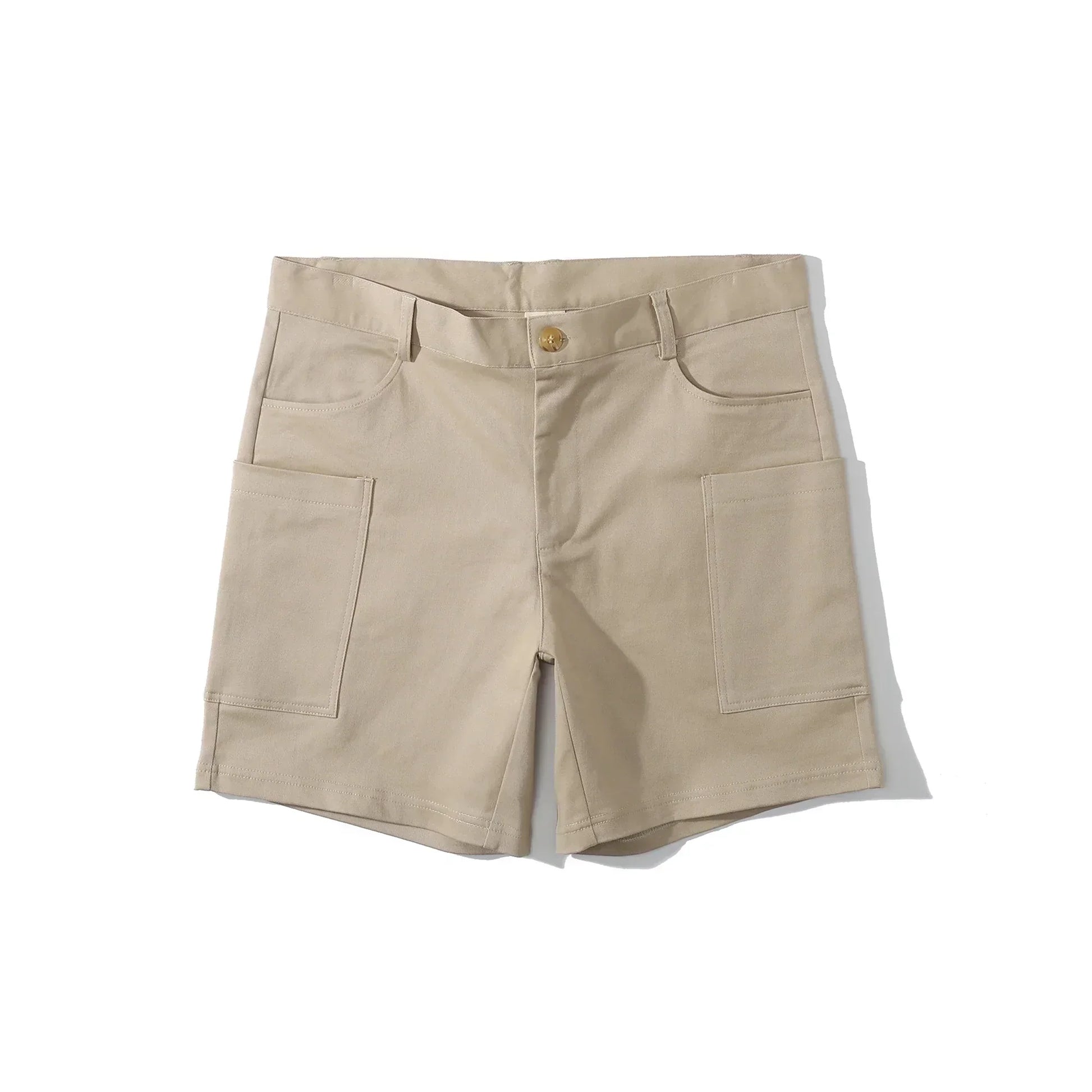 Men's utility shorts made from stretch cotton blend – Finn-Blue-XS-Nora Luxe