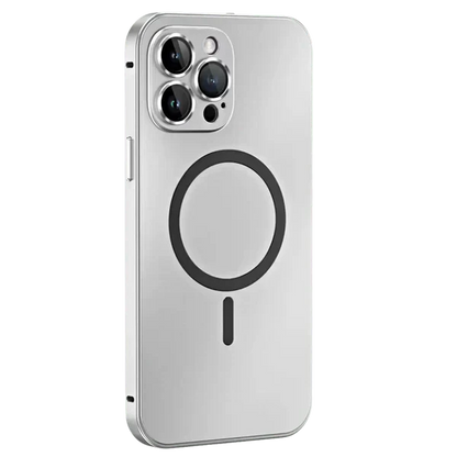 Metal Case for iPhone - MagCase-Silver-iPhone 15 Pro Max-Nora Luxe