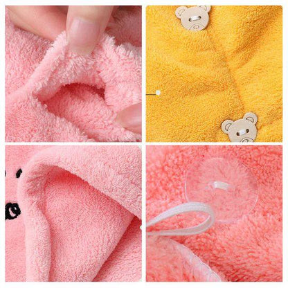 Microfiber Hair Towel - HairDry Pro-Dark blue-Nora Luxe