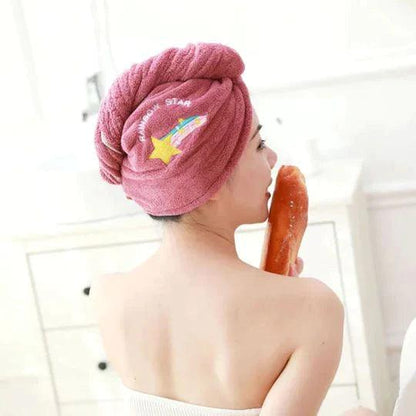 Microfiber Hair Towel - HairDry Pro-Purple-Nora Luxe