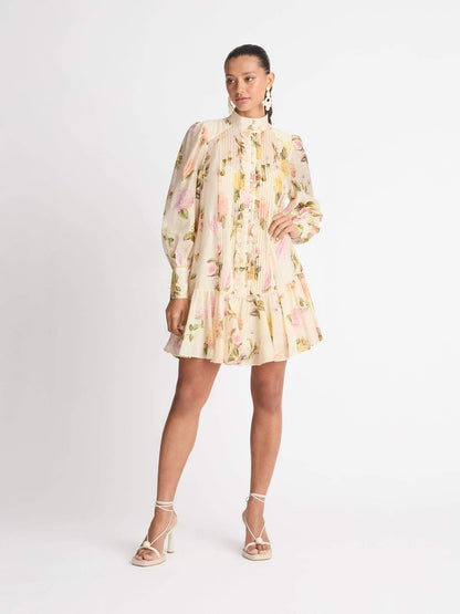 Mini Hemd Dress with Lace Edge – Sylvie-S-State of Style