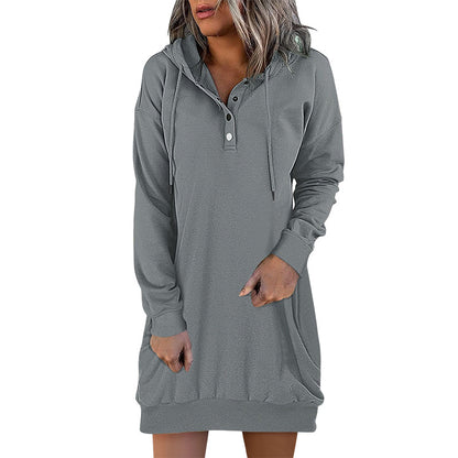 Minimalistic Long Women's Hoodie – Valeria-Pink-S-Nora Luxe