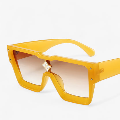 Mirrored Punk Sunglasses – Revik-Yellow Brown-Nora Luxe