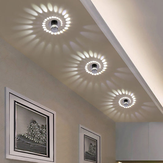 Modern LED Spiral Lamp - LumoSpiral-Cold White-Nora Luxe