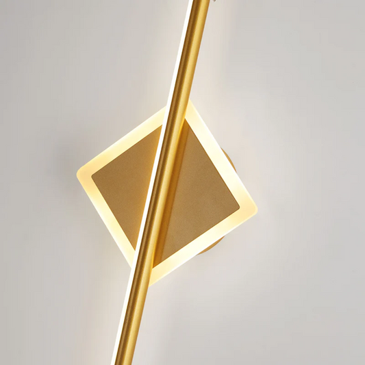 Modern LED Wall Lamp - OpalEdge-Round-Gold-15.75 inches-Nora Luxe