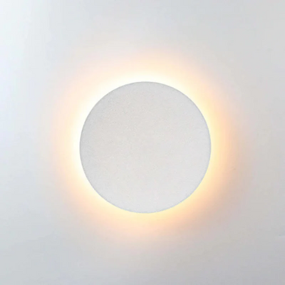 Modern Minimalist LED Wall Lamp - Zenith-White-Warm White-Round Klein-Nora Luxe