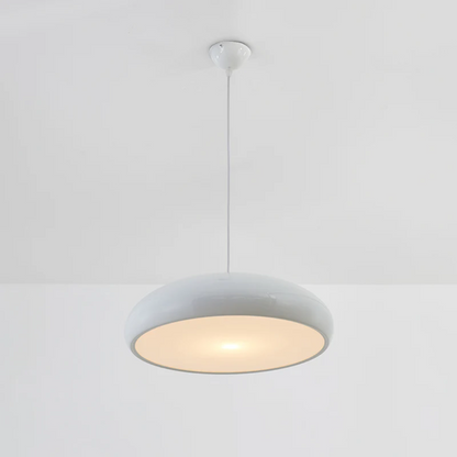 Modern Round LED Pendant Lamp - Serena-Orange-Average 13.78 inches-Nora Luxe