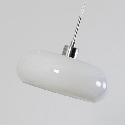 Modern Round LED Pendant Light - RadianceOrb-Orange-Nora Luxe
