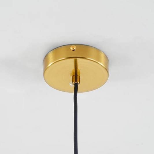 Modern Spherical LED Pendant Light - Aurora Sphere-Amber-5.91 inches-Nora Luxe