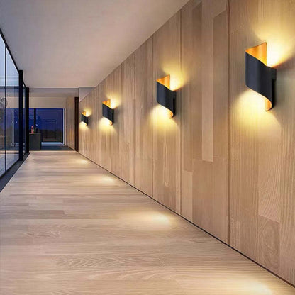 Modern Spiral LED Wall Light - TwistLight-Small-White-Nora Luxe