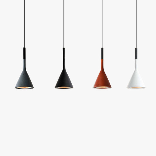 Modern Triangle Pendant Lamp - Trionda-Black-Nora Luxe