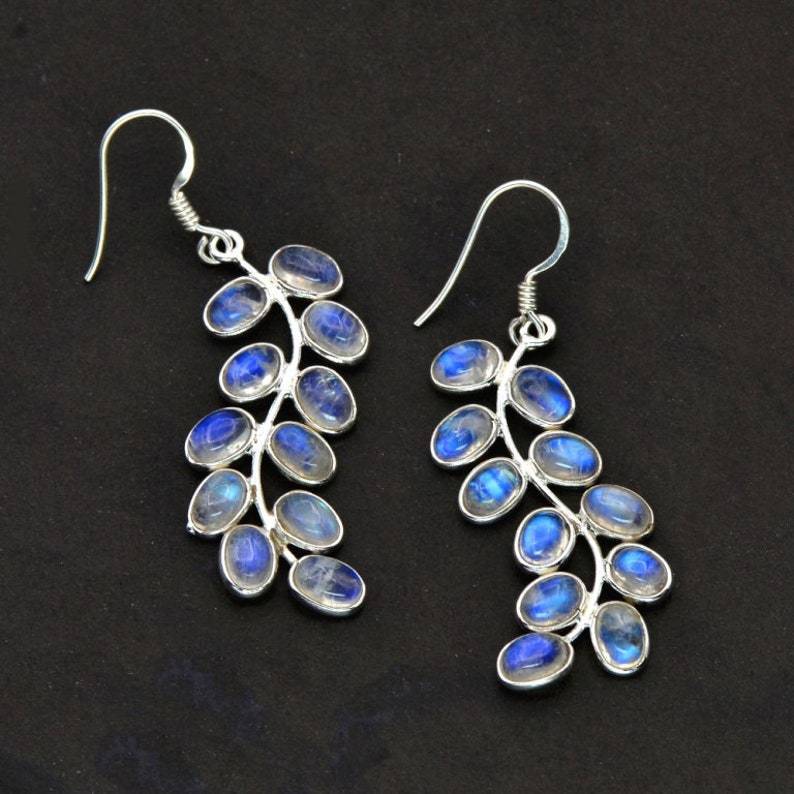 Moonstone Night Light Earrings - Jante-Nora Luxe