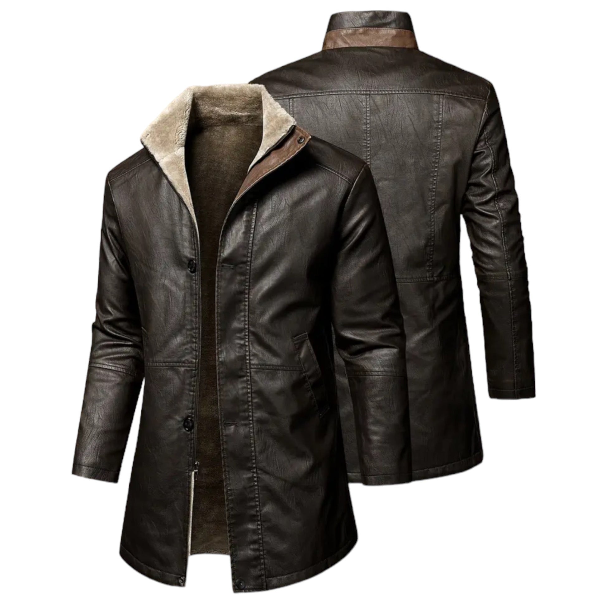 Motor jacket with Stylish Protection for Men - Stealth Phantom-Saddle brown-S-Nora Luxe