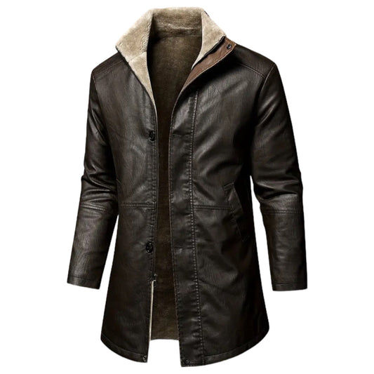 Motor jacket with Stylish Protection for Men - Stealth Phantom-Saddle brown-S-Nora Luxe