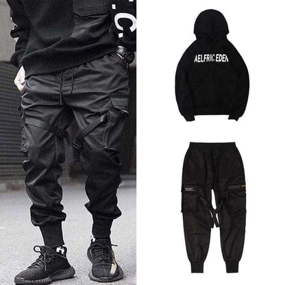 Multi-Pocket Hip-Hop Men's Cargo Pants – Dante-S-Nora Luxe