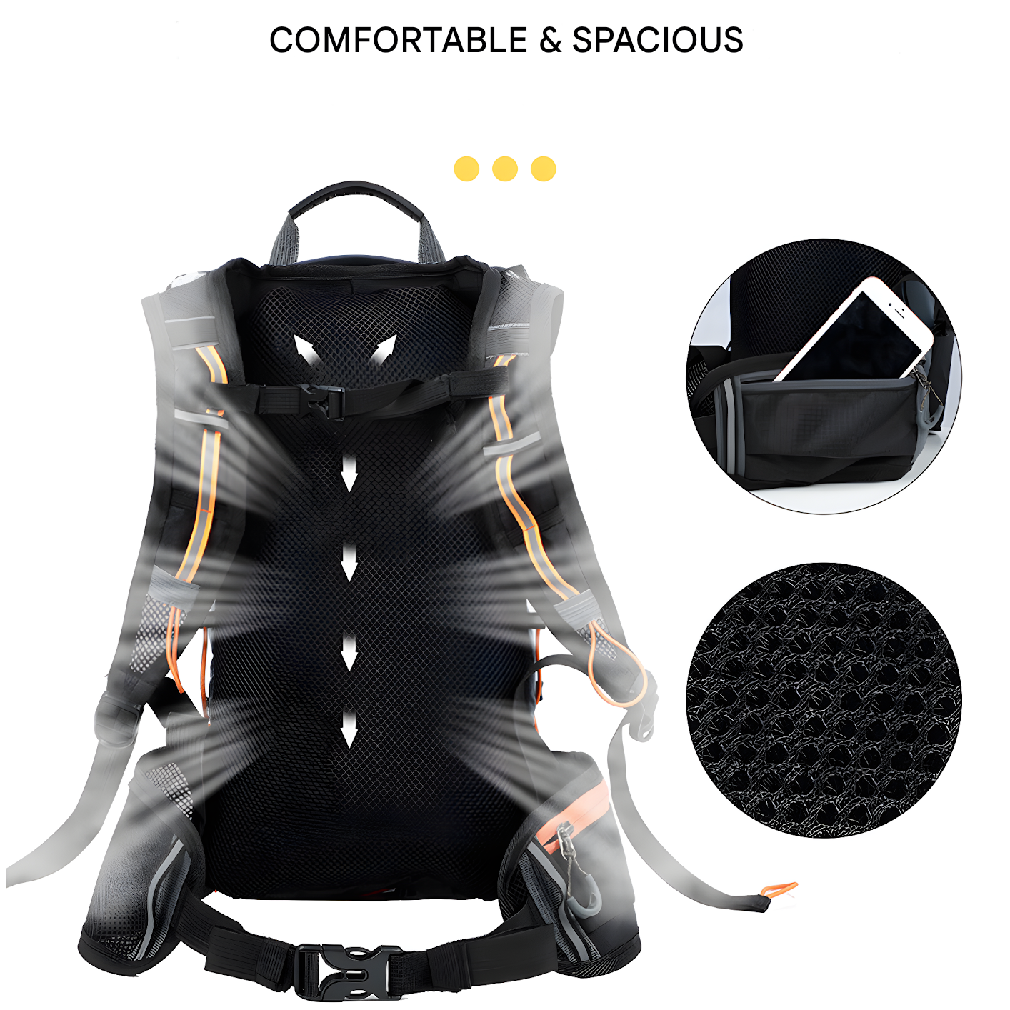 Multifunctional Drinking Backpack - HydroRide-Gray-Nora Luxe