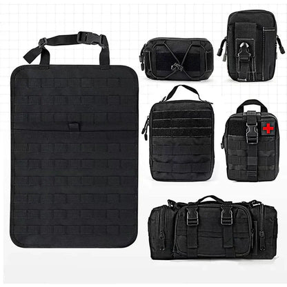 Multifunctional Hanging Car Organizer - TactiGear-Black-Nora Luxe