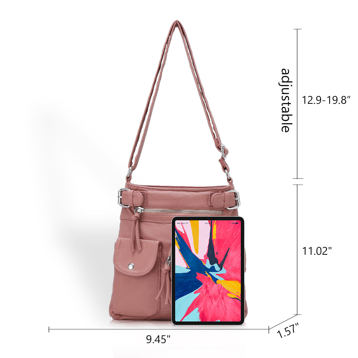 Multifunctional Stylish Anti-Theft Bag - SafeStyle-Black-Nora Luxe