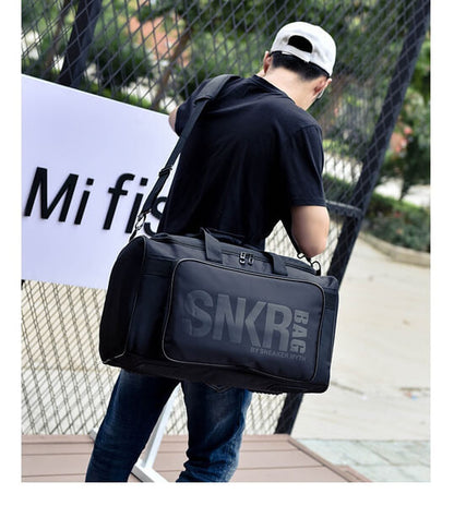 Water-Resistant Multi-Compartment Sneaker & Gear Travel Bag