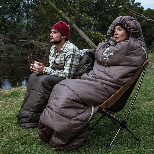 Mummy Sleeping Bag - AlpineTrail-Gray-Nora Luxe