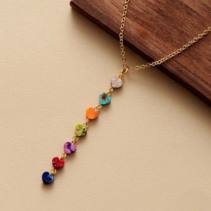 Night Sky 7 Chakra Pendant - Astra-Nora Luxe