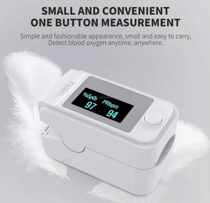 Non-Invasive Finger Oximeter with LED Display - PrecisionPulse-Nora Luxe