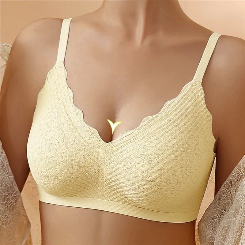 Non-padded bra – Camille-Yellow-M-Nora Luxe