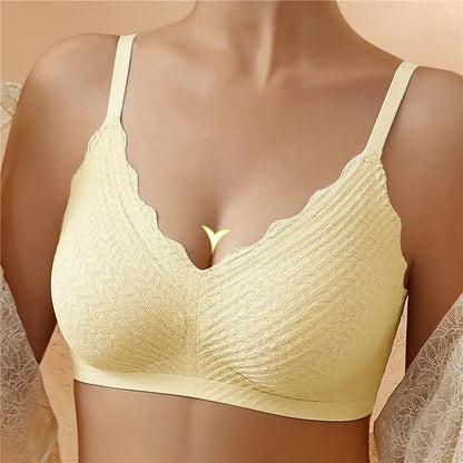 Non-padded bra – Camille-Yellow-M-Nora Luxe