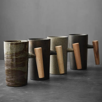 Nordic Latte Mugs with Earthy Design - NatureSip-Onyx-Some Mug-Nora Luxe