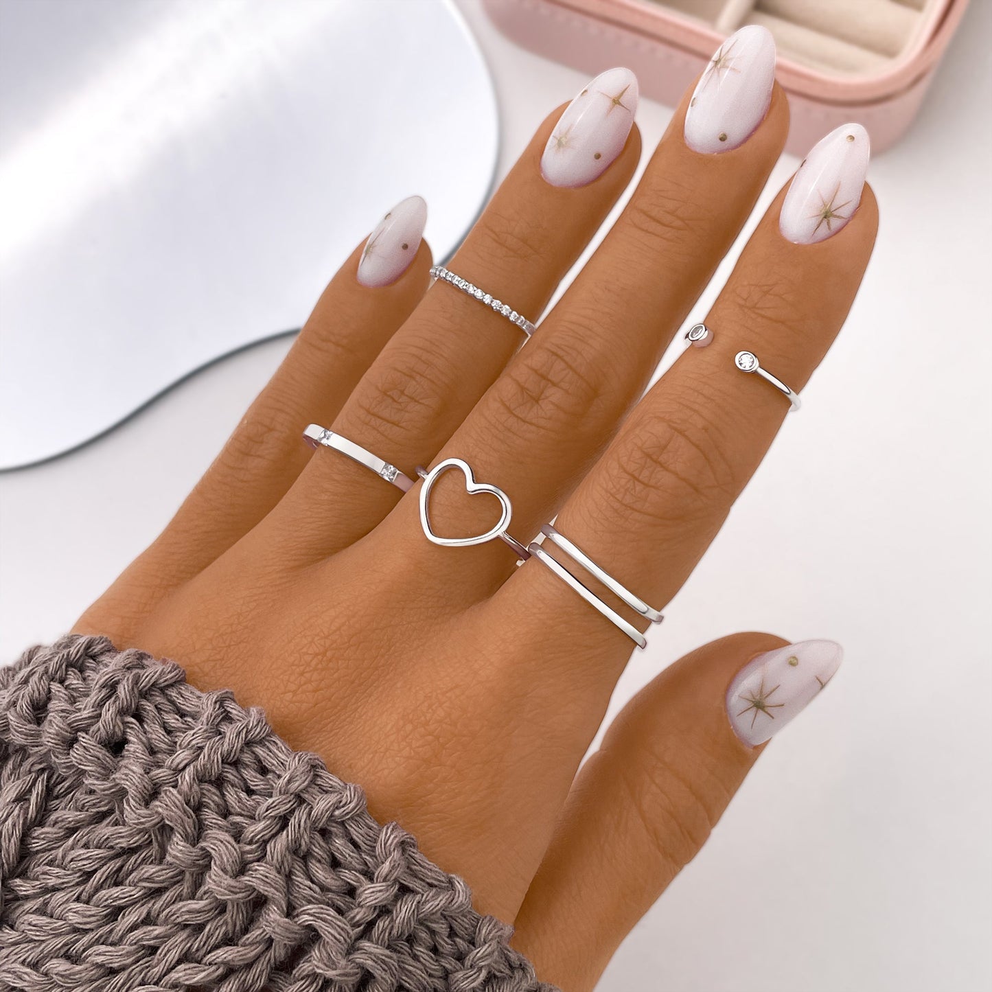 Open Double Ring - Amaya-Gold-Nora Luxe