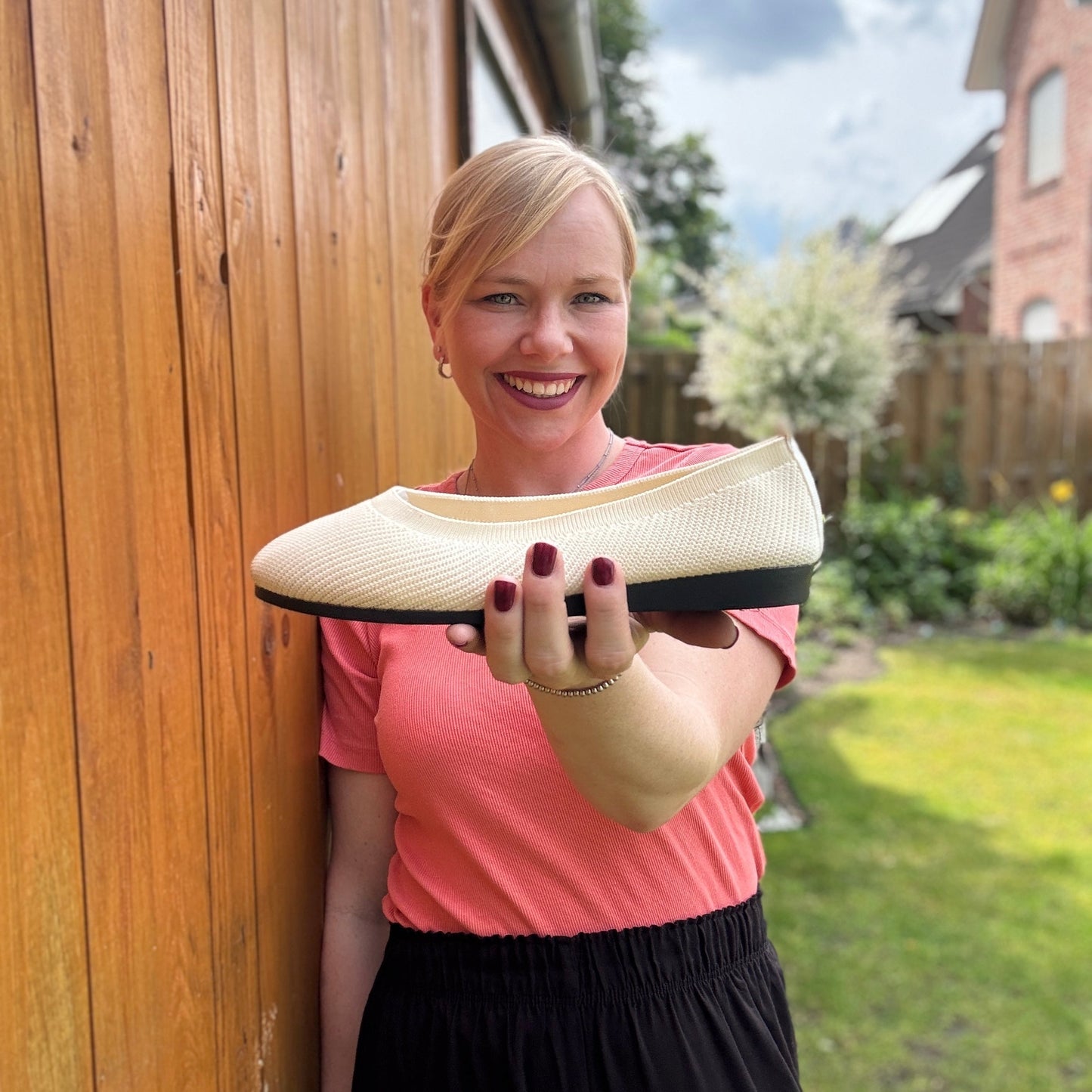 Orthopaedic Comfort Ballerinas – Melina-Velvet black-4-Nora Luxe