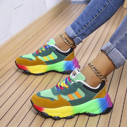 Orthopaedic Cushioned Sneakers – Zoë-Blue-4.5-The Livary