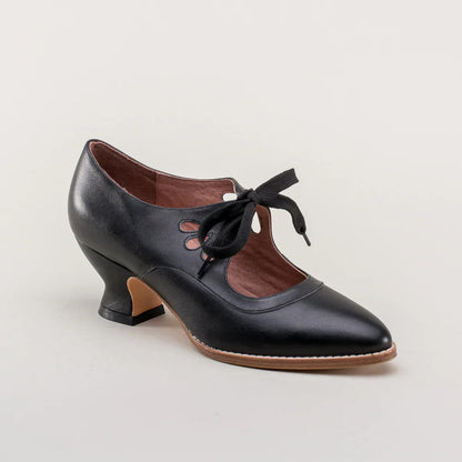 Orthopaedic leather pumps – Viviana-Black-3-Nora Luxe