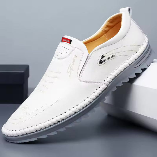 Orthopaedic men's shoes for maximum comfort – Lorenzo-White-6.5-Nora Luxe