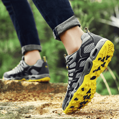 Orthopaedic Unisex Walking Shoes - Finn-Gray-3.5-Nora Luxe
