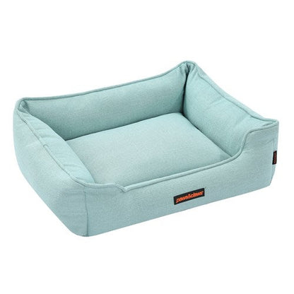 Orthopedic Luxury Dog Bed - PawsomeNest-Light blue-M 23.62 x 19.69 x 7.09 inches-Nora Luxe