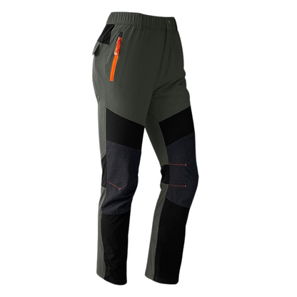 Outdoor Walking Trousers - TrekPro-Dark Green-S-Nora Luxe