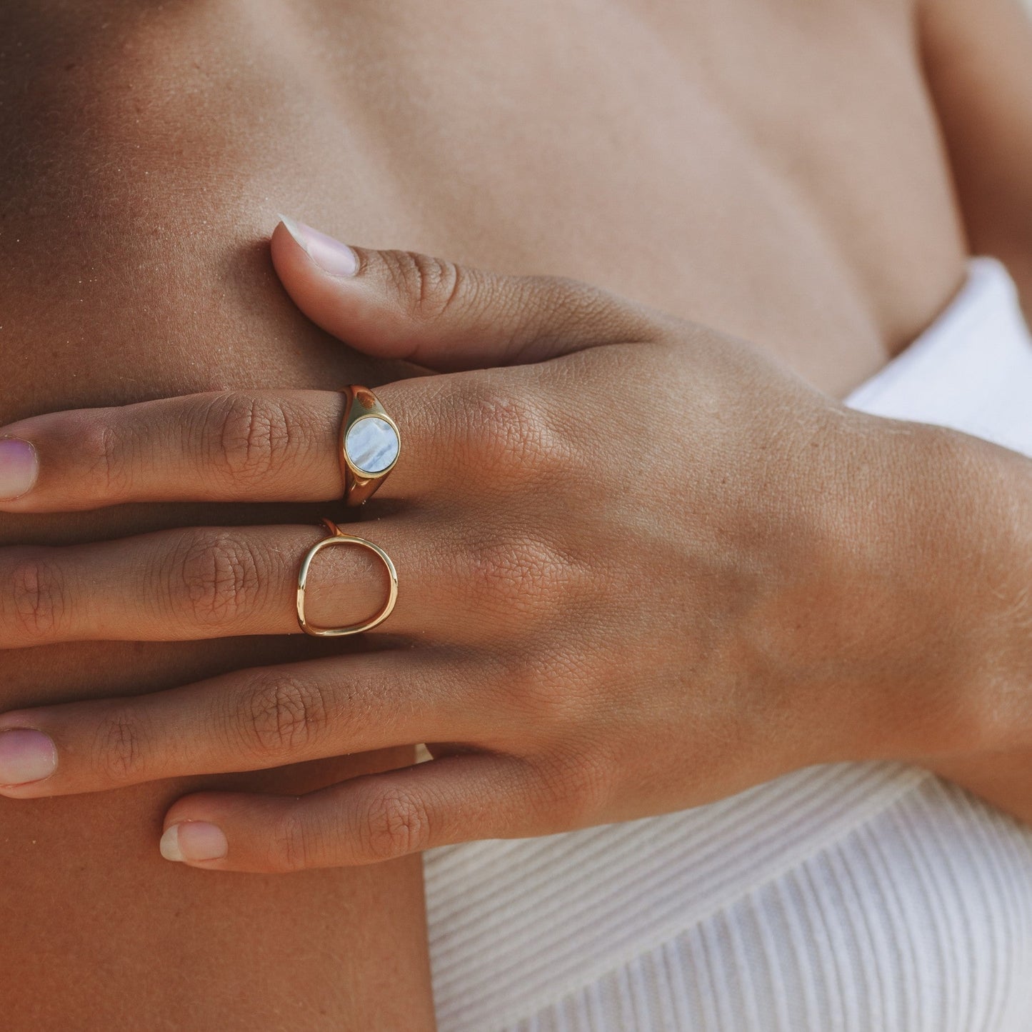 Oval Ring - Noa-5-Gold-Nora Luxe