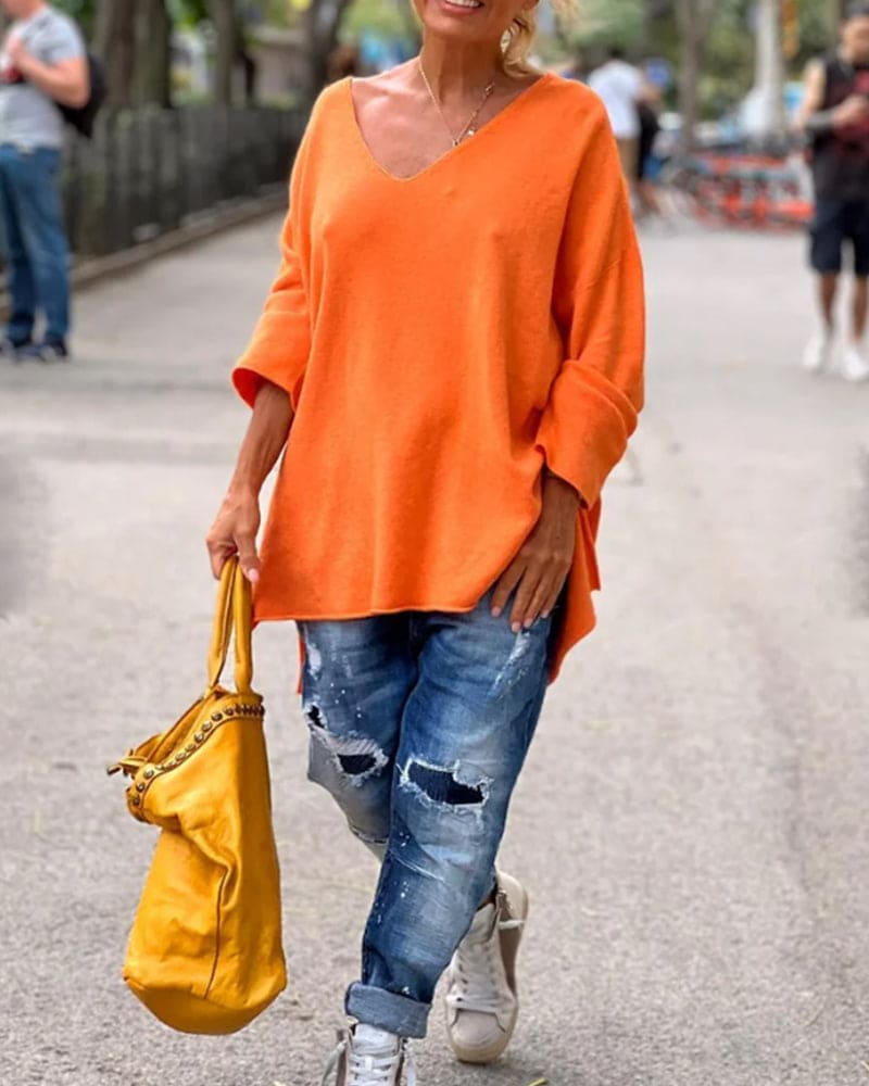 Oversized Sweater - Mira-XS-Nora Luxe