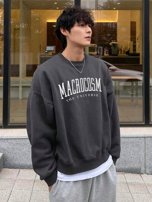 Oversized Sweatshirt for Men - Norveric-Dark gray-S-Nora Luxe