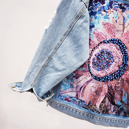 Oversized Women's Denim Jacket - Lynn-S-Nora Luxe