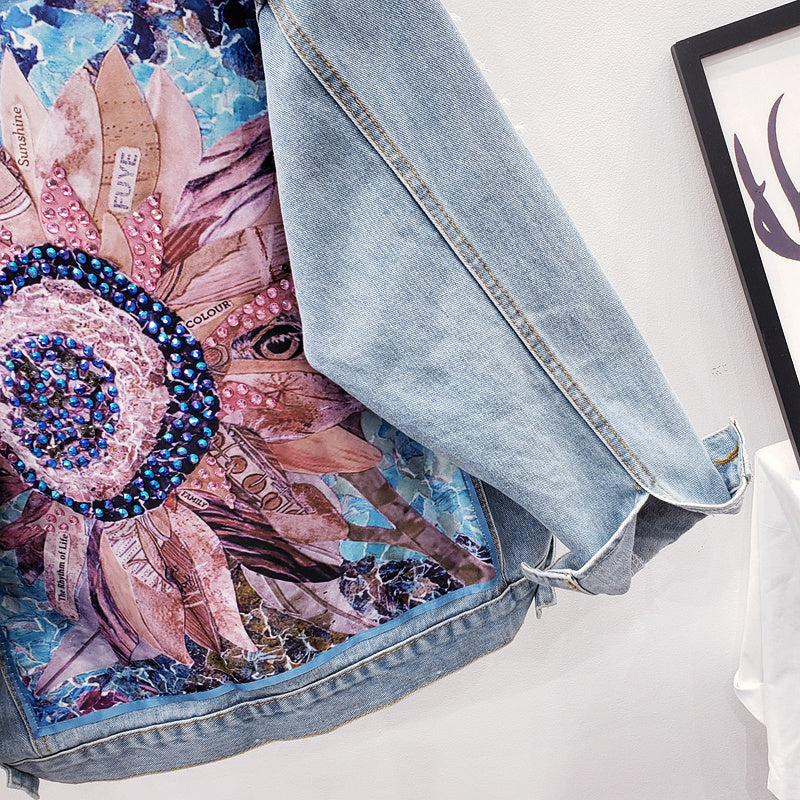 Oversized Women's Denim Jacket - Lynn-S-Nora Luxe