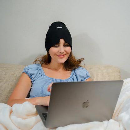 Pain Relieving Migraine Mask - MigraCalm™-Black (almost sold out)-Nora Luxe