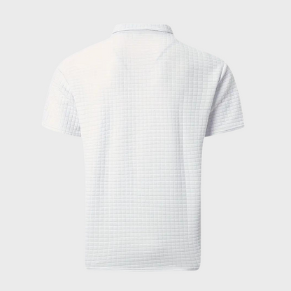 Paolo - Trendy Polo Shirt for Men-White-S-Nora Luxe