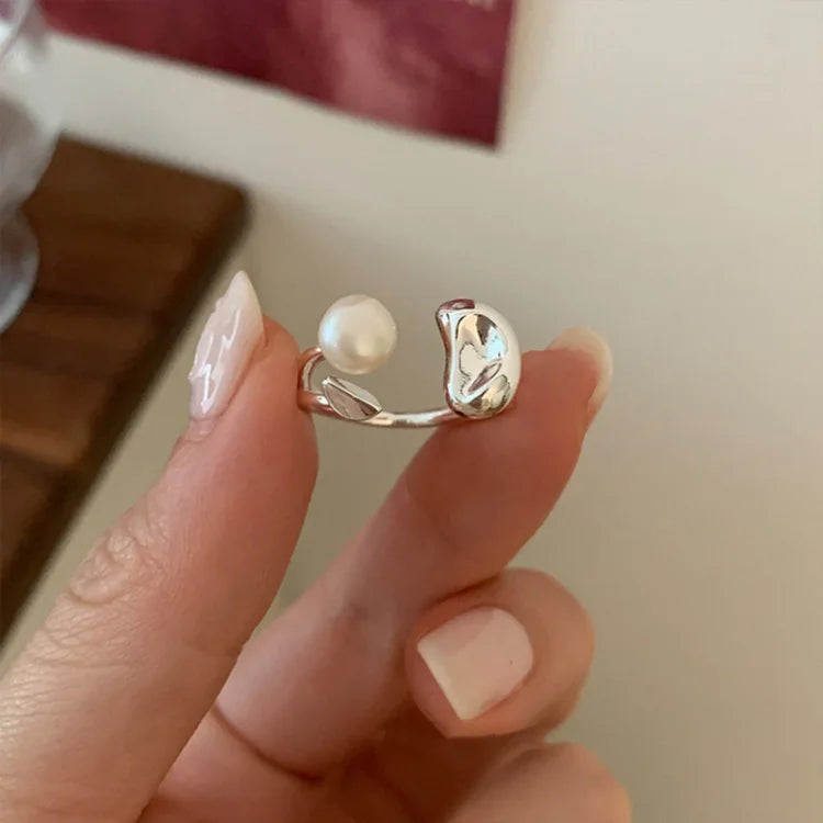 Pearl Tree Adjustable Ring - Elin-Nora Luxe