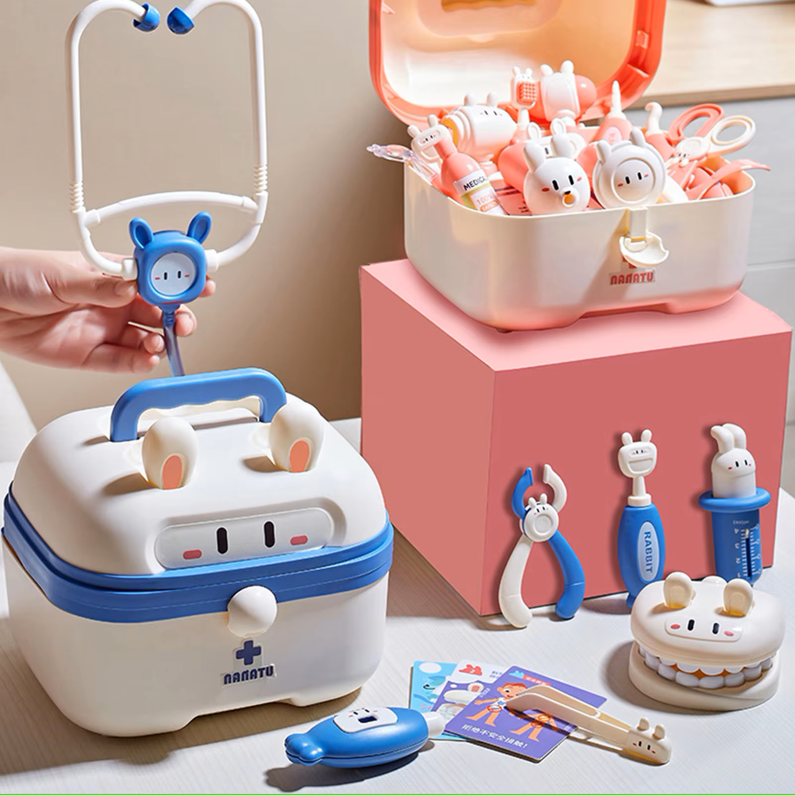 Pediatric Doctor Playset – Carezy-Pink-The Livary