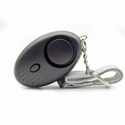 Personal Safety Alarm with LED Light (130 dB) - SafeSound-Black-Nora Luxe